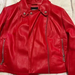 Express leather jacket